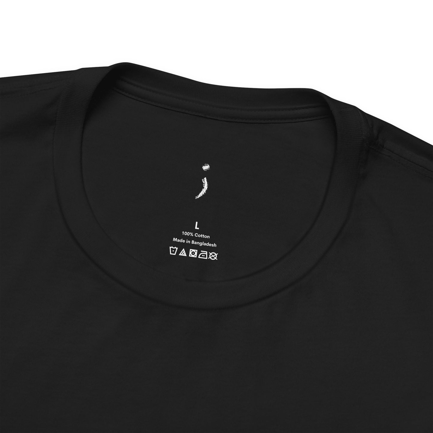 "To the person reading this; don't give up" Seek the Horizon Cotton Short-Sleeve T-Shirt Men's Mental Health Month