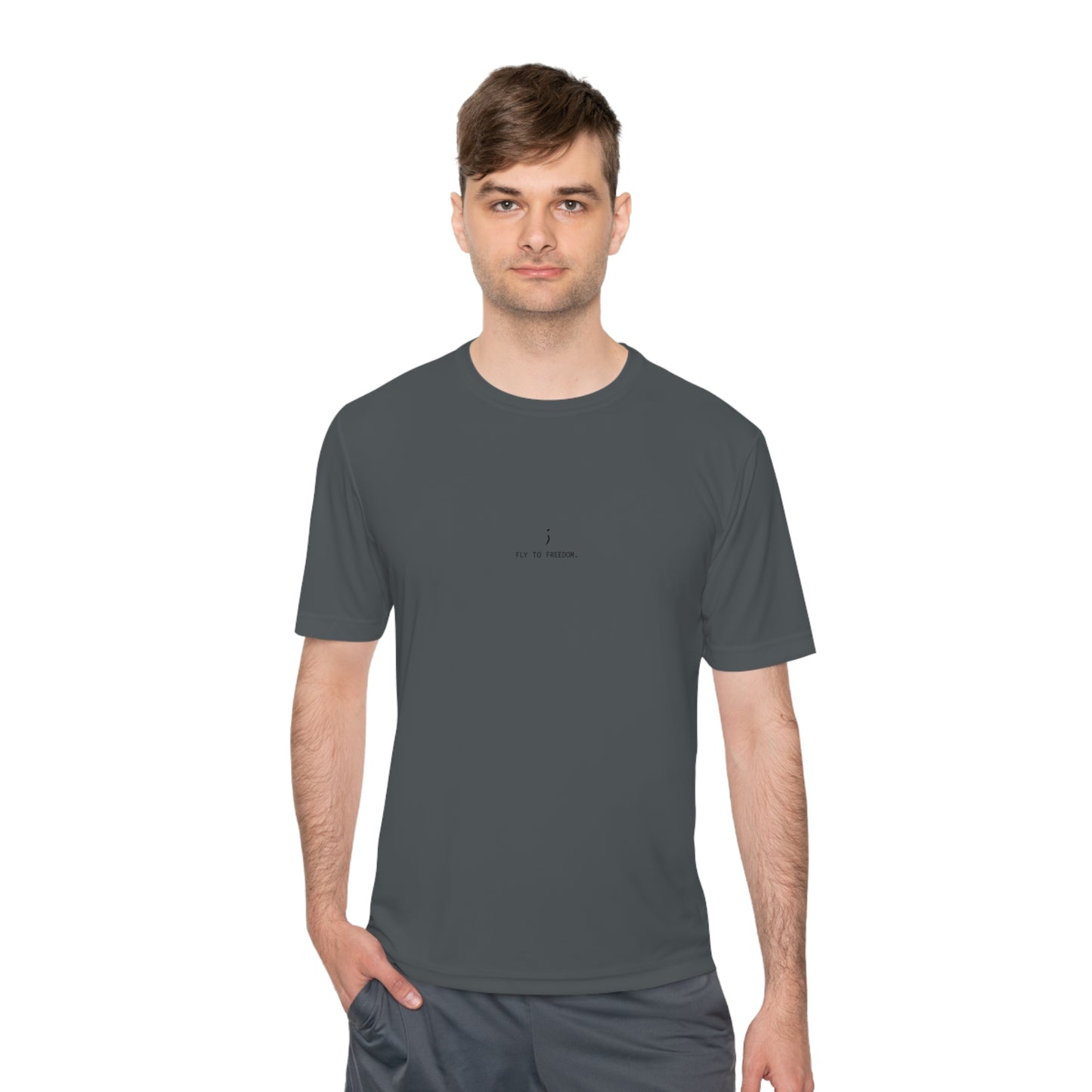 'Fly to Freedom' Athletic High-Breathability Short-Sleeve T-Shirt