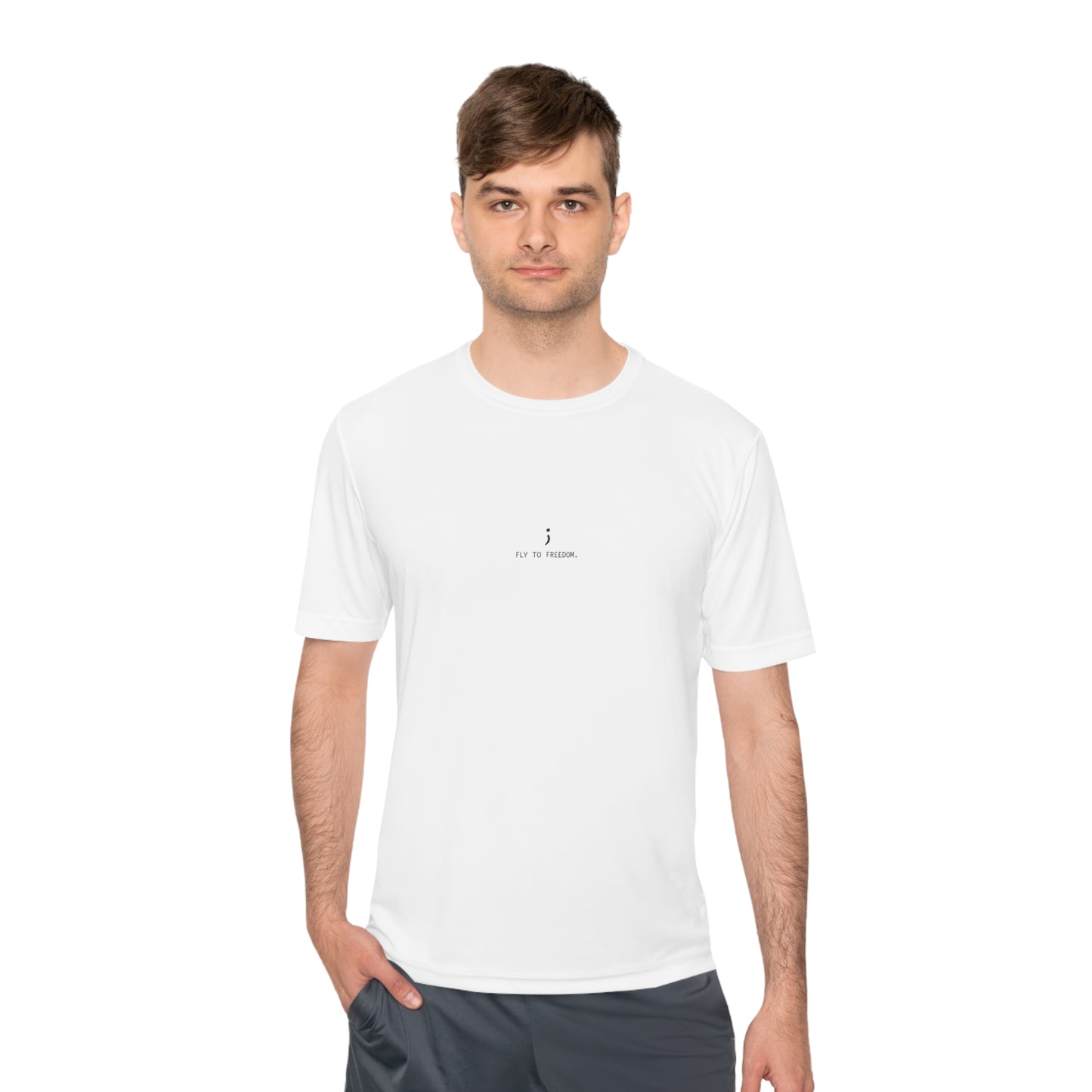 'Fly to Freedom' Athletic High-Breathability Short-Sleeve T-Shirt