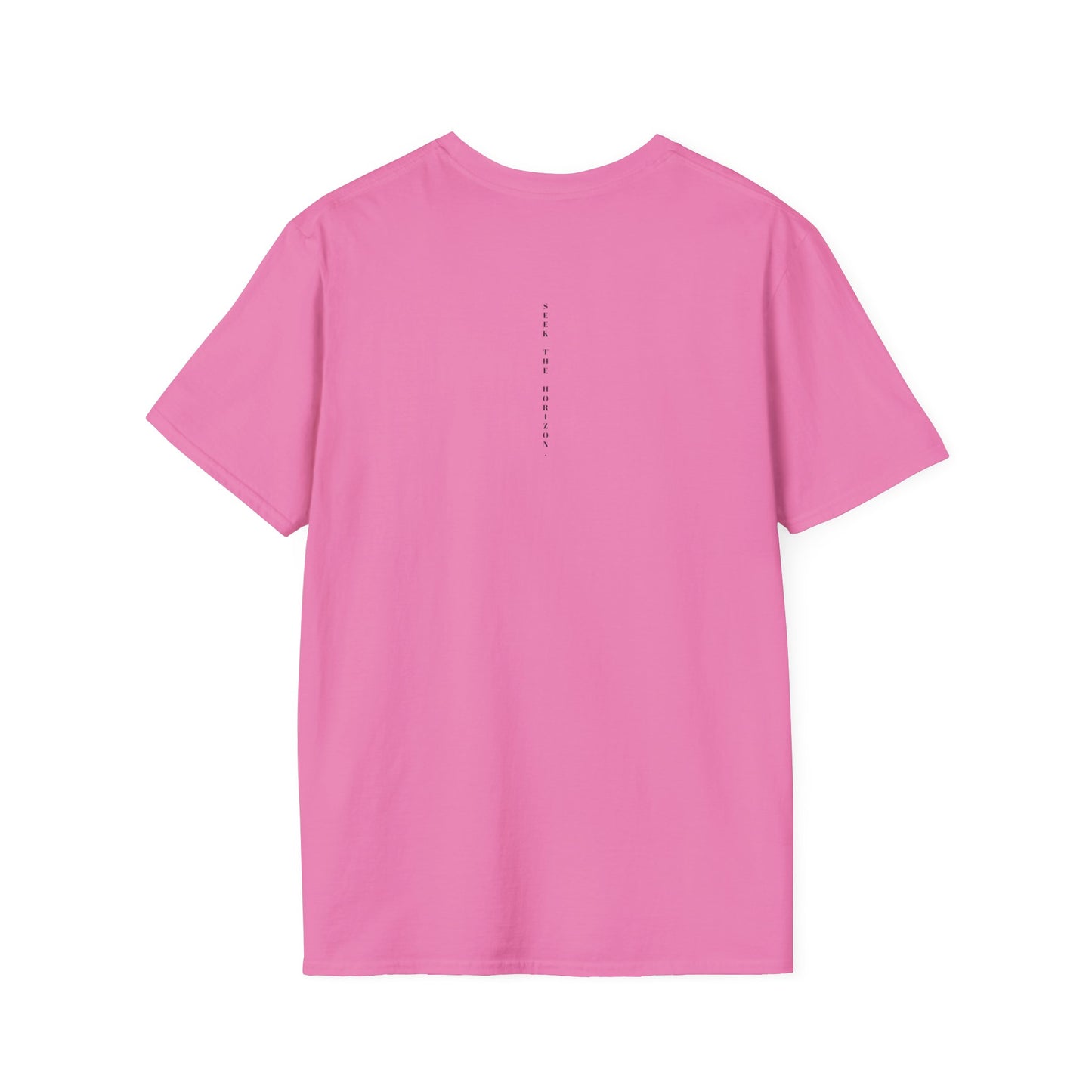 Consistency ; Unisex Seek the Horizon Softstyle Short-Sleeve Cotton T-Shirt