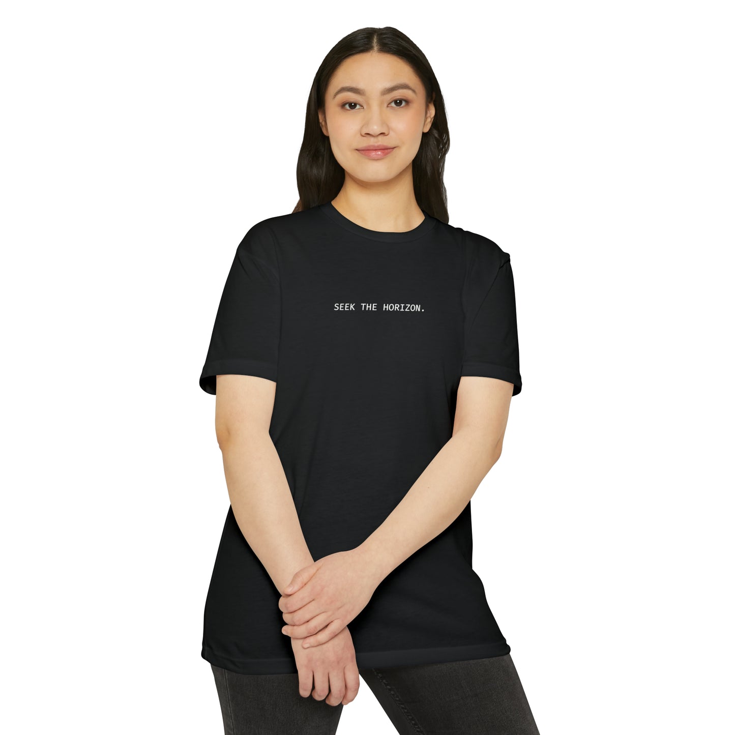 Seek the Horizon Unisex CVC Jersey Short-Sleeve T-Shirt