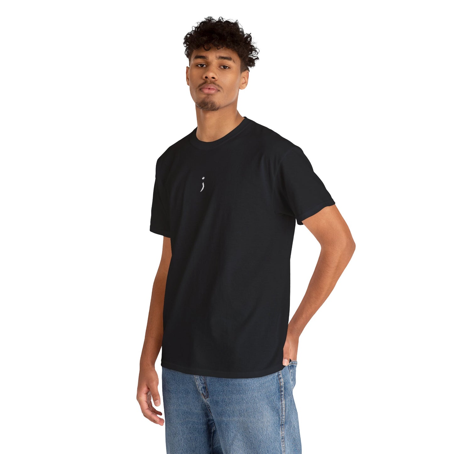 'Believe' Seek the Horizon Vertical Back Cotton Heavy Short-Sleeve T-Shirt