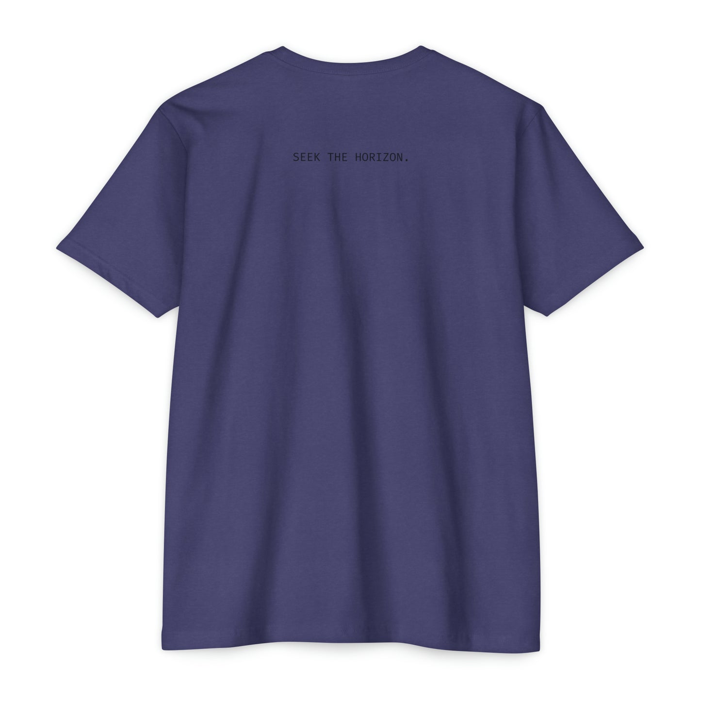Seek the Horizon ; Unisex CVC Jersey Short-Sleeve T-Shirt
