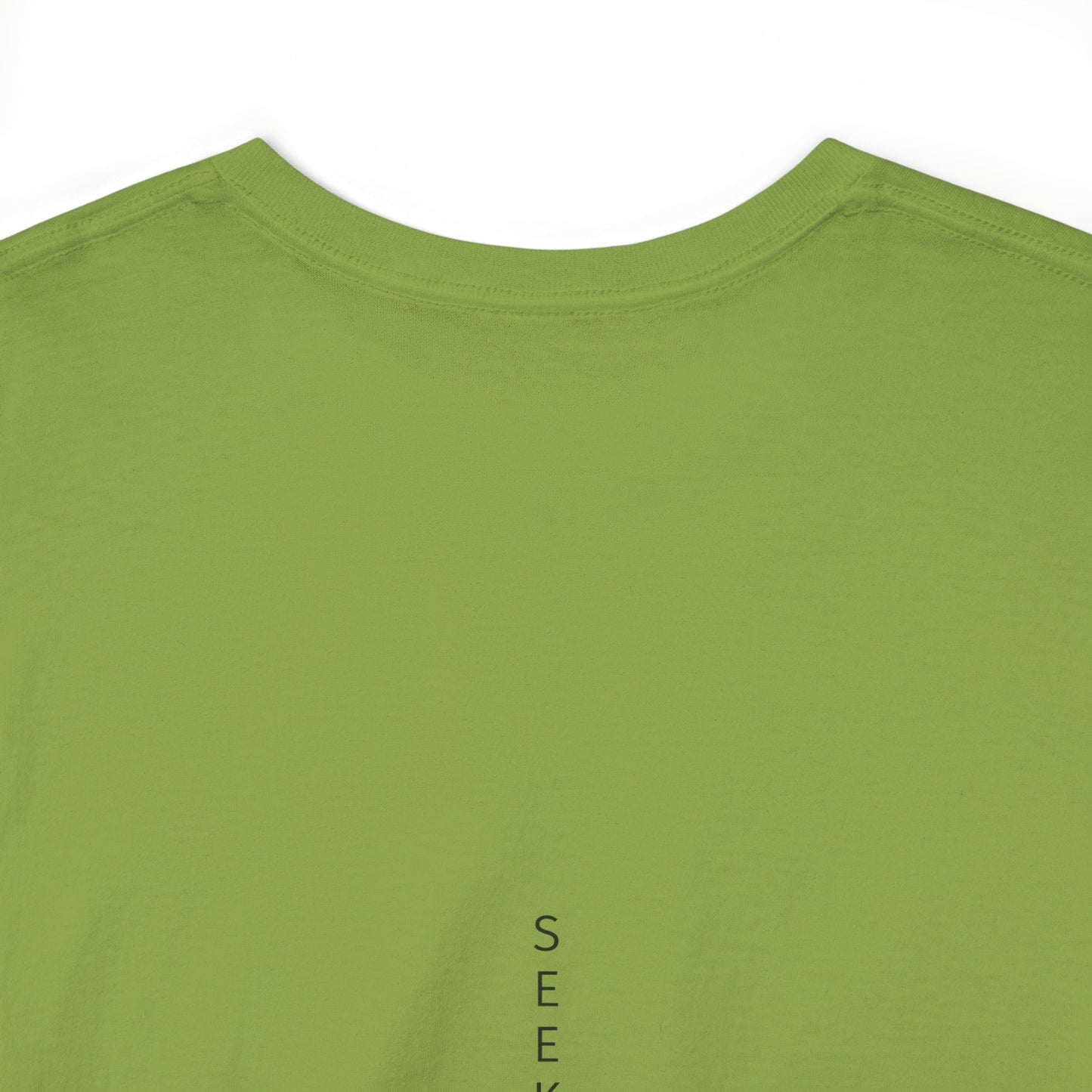 'Believe' Seek the Horizon Vertical Back Cotton Heavy Short-Sleeve T-Shirt