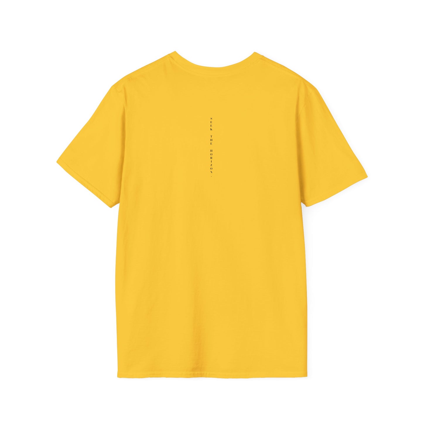 Consistency ; Unisex Seek the Horizon Softstyle Short-Sleeve Cotton T-Shirt