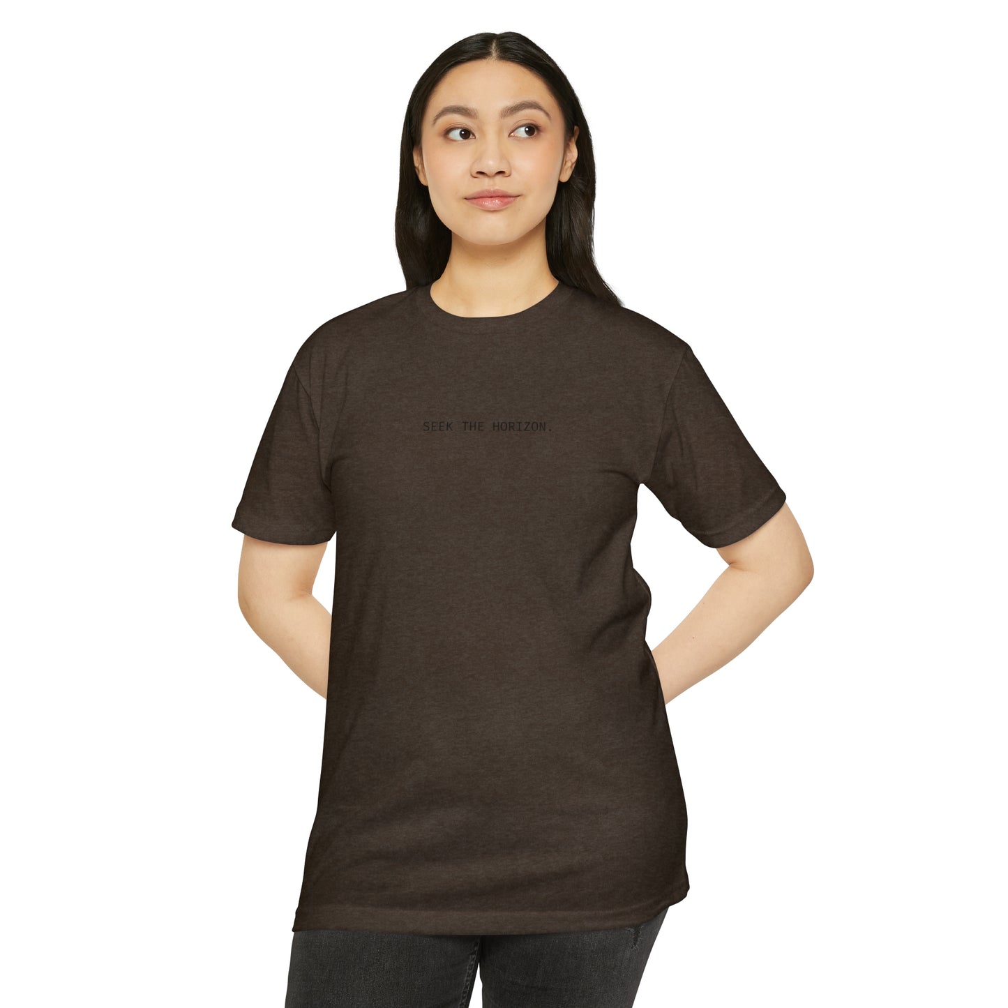 Seek the Horizon Unisex CVC Jersey Short-Sleeve T-Shirt
