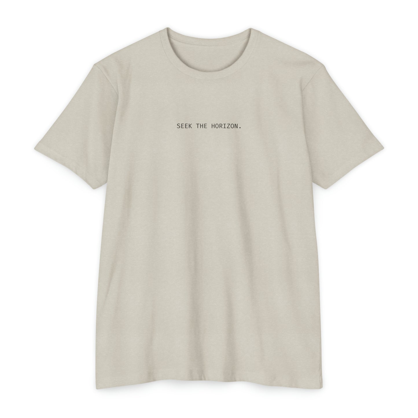 Seek the Horizon Unisex CVC Jersey Short-Sleeve T-Shirt