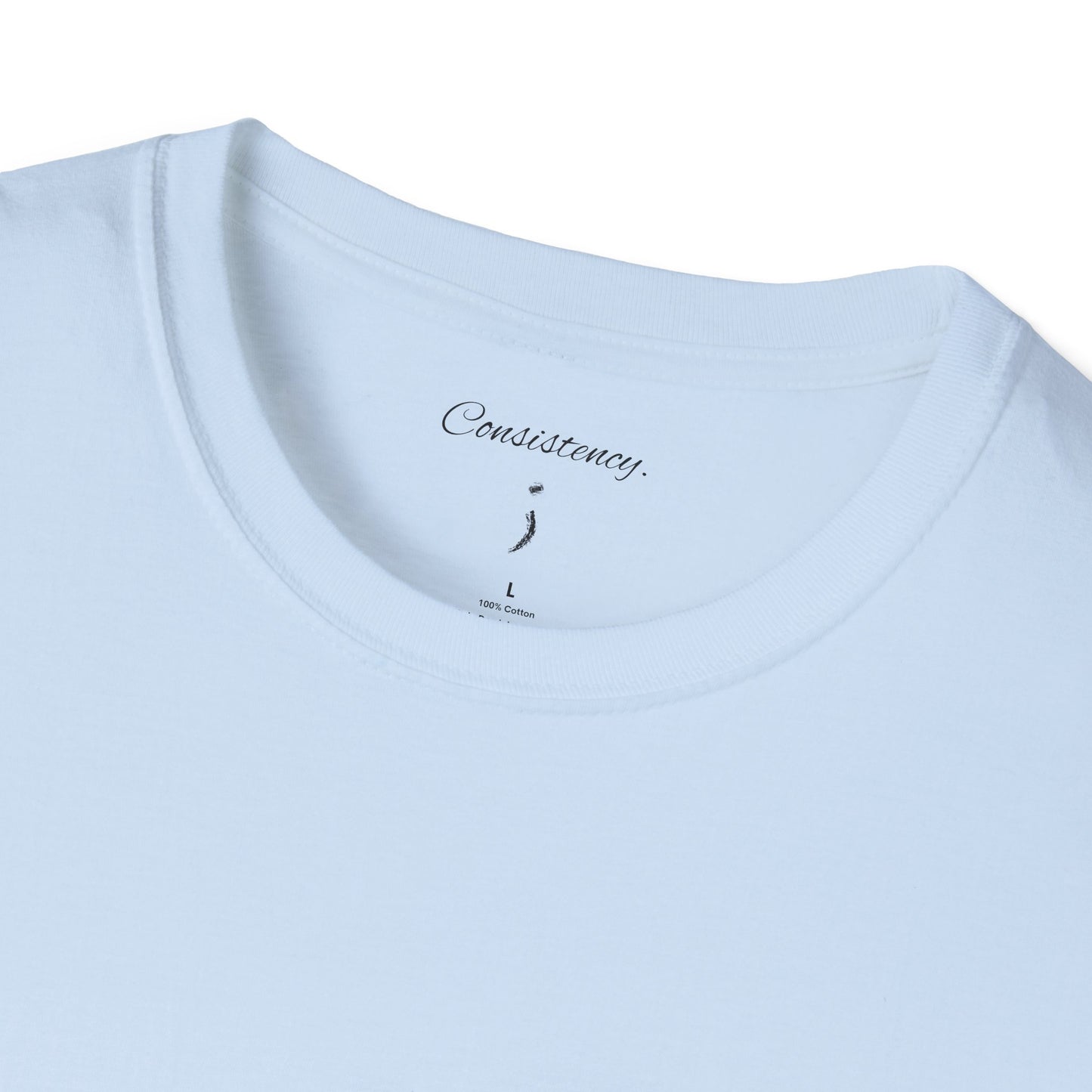 Consistency ; Unisex Seek the Horizon Softstyle Short-Sleeve Cotton T-Shirt