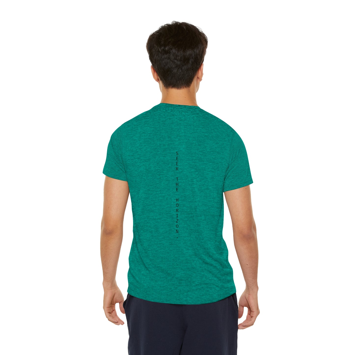 Seek the Horizon x Luanvi Men's Sports Athletic Short-Sleeve T-Shirt