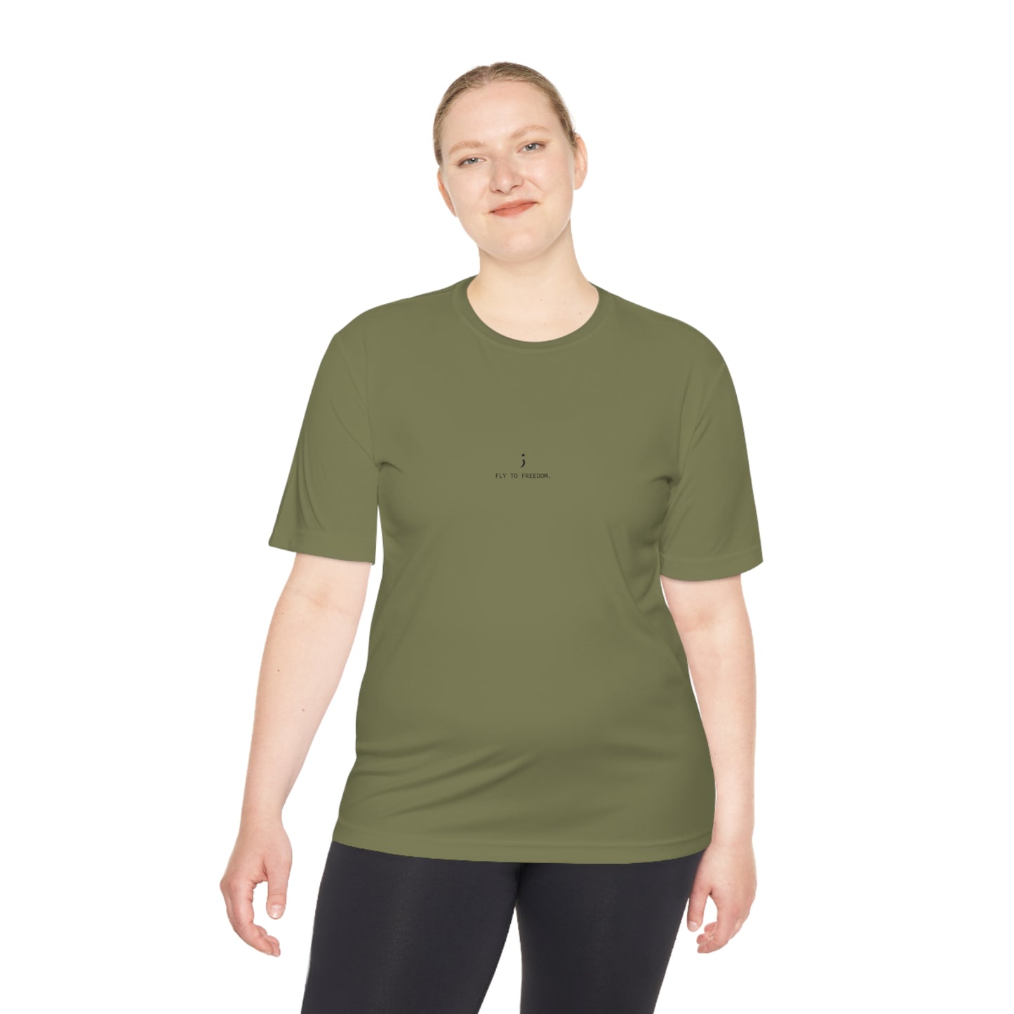 'Fly to Freedom' Athletic High-Breathability Short-Sleeve T-Shirt
