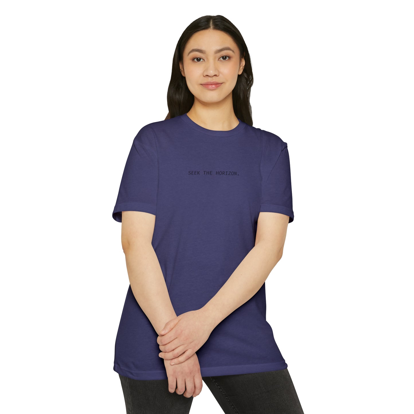 Seek the Horizon Unisex CVC Jersey Short-Sleeve T-Shirt