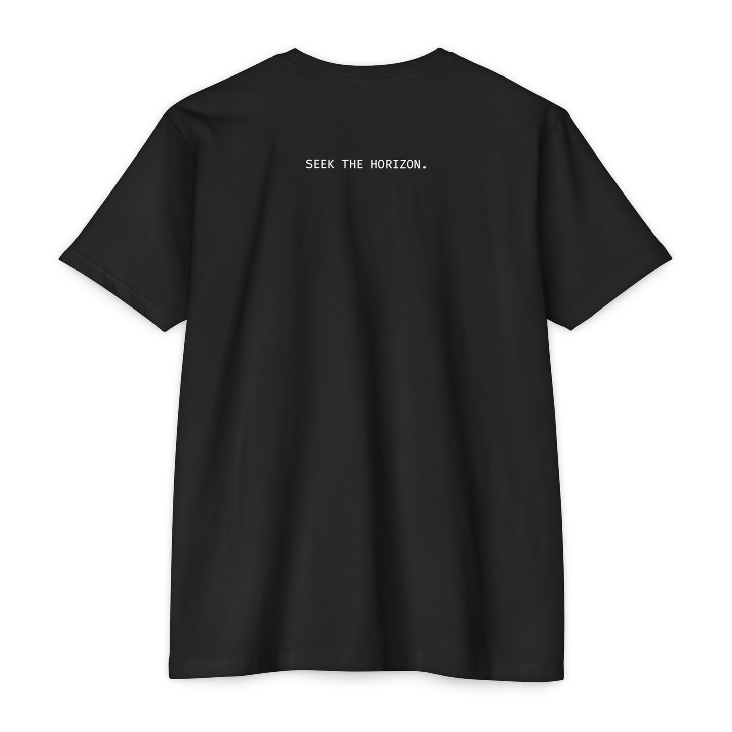 Seek the Horizon ; Unisex CVC Jersey Short-Sleeve T-Shirt