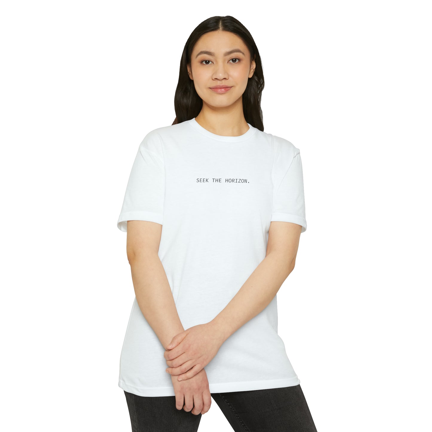 Seek the Horizon Unisex CVC Jersey Short-Sleeve T-Shirt