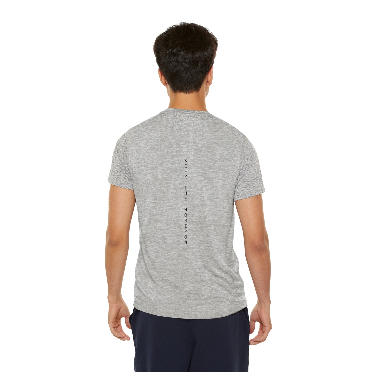 Seek the Horizon x Luanvi Men's Sports Athletic Short-Sleeve T-Shirt