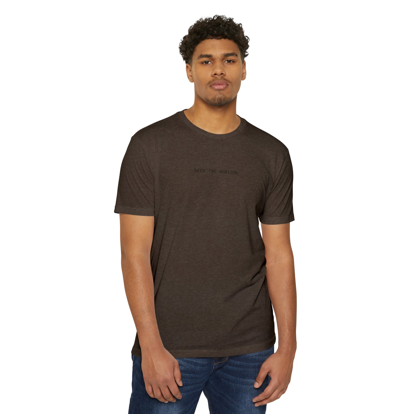 Seek the Horizon Unisex CVC Jersey Short-Sleeve T-Shirt