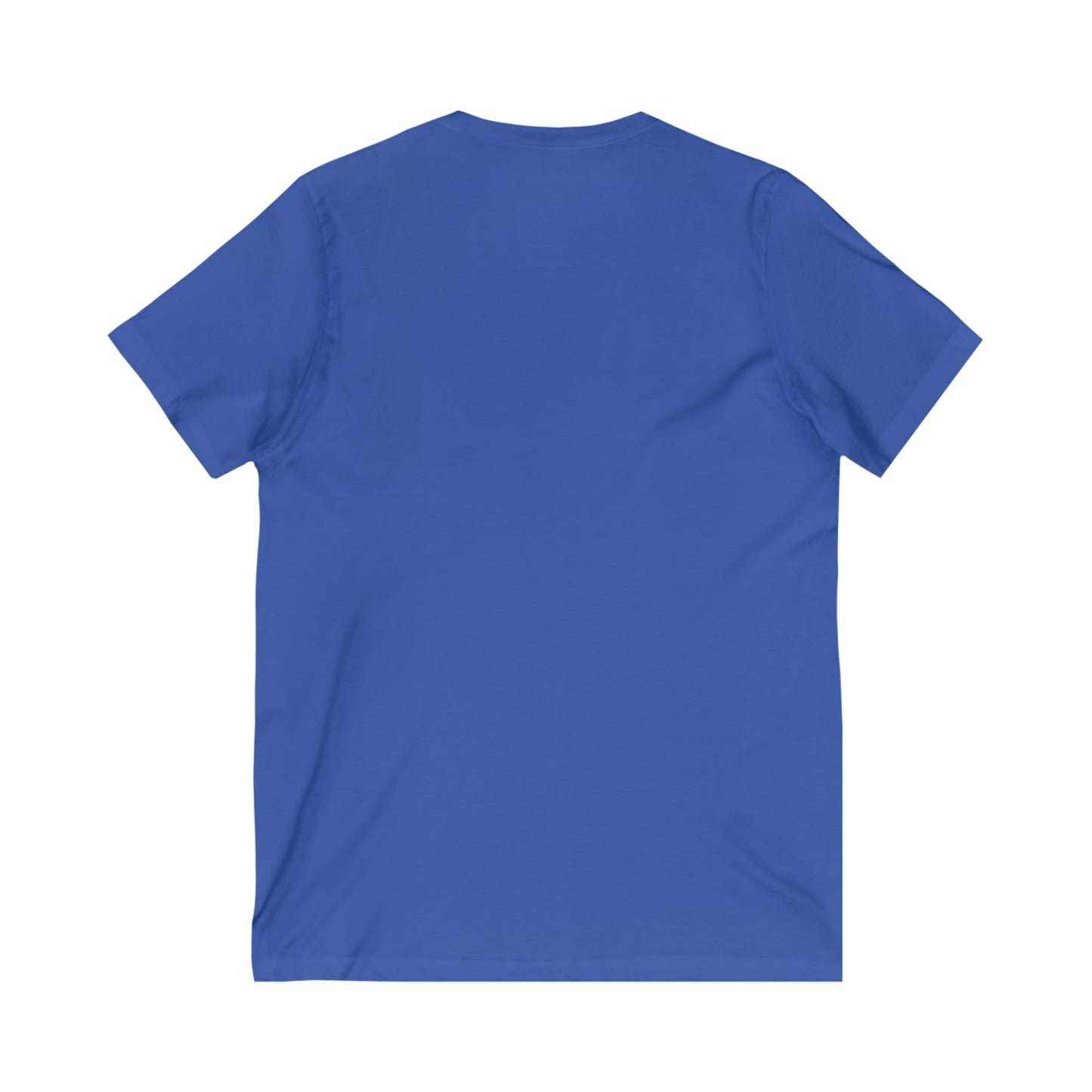 'Explore. Discover. Travel.' Unisex Jersey Short-Sleeve V-Neck T-Shirt