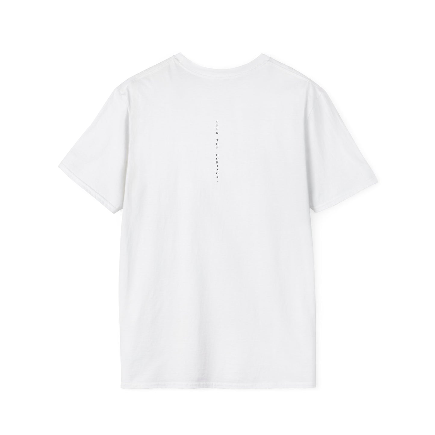 Consistency ; Unisex Seek the Horizon Softstyle Short-Sleeve Cotton T-Shirt