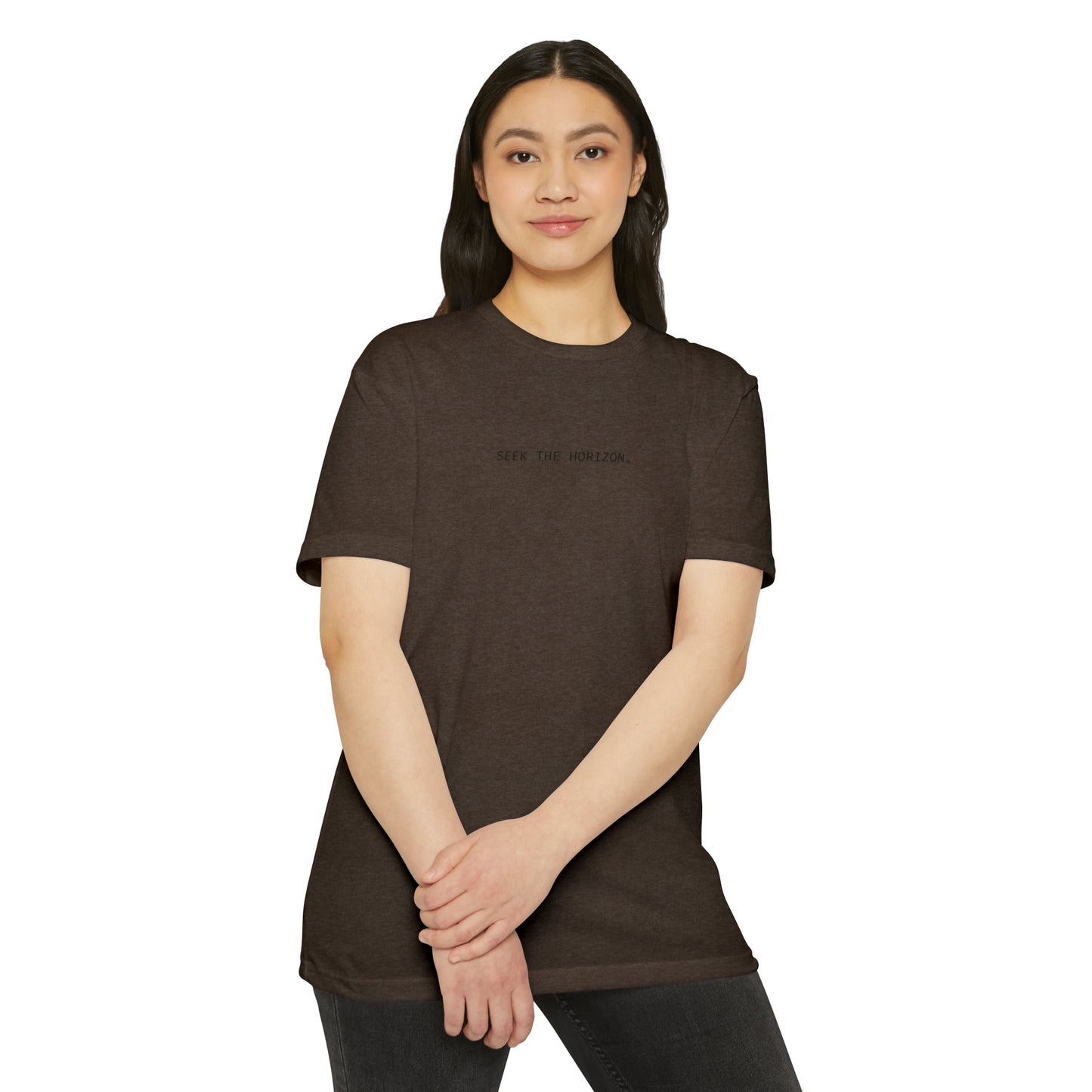 Seek the Horizon Unisex CVC Jersey Short-Sleeve T-Shirt