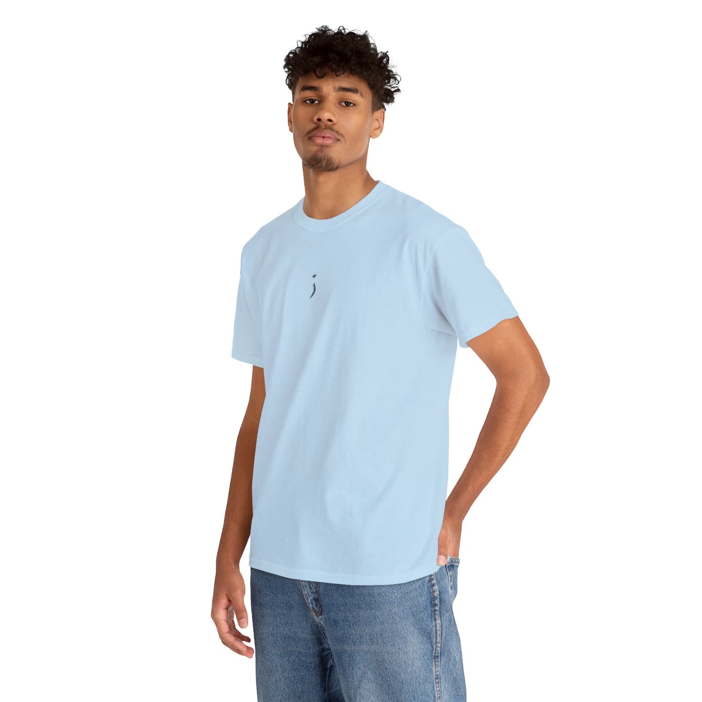 'Believe' Seek the Horizon Vertical Back Cotton Heavy Short-Sleeve T-Shirt