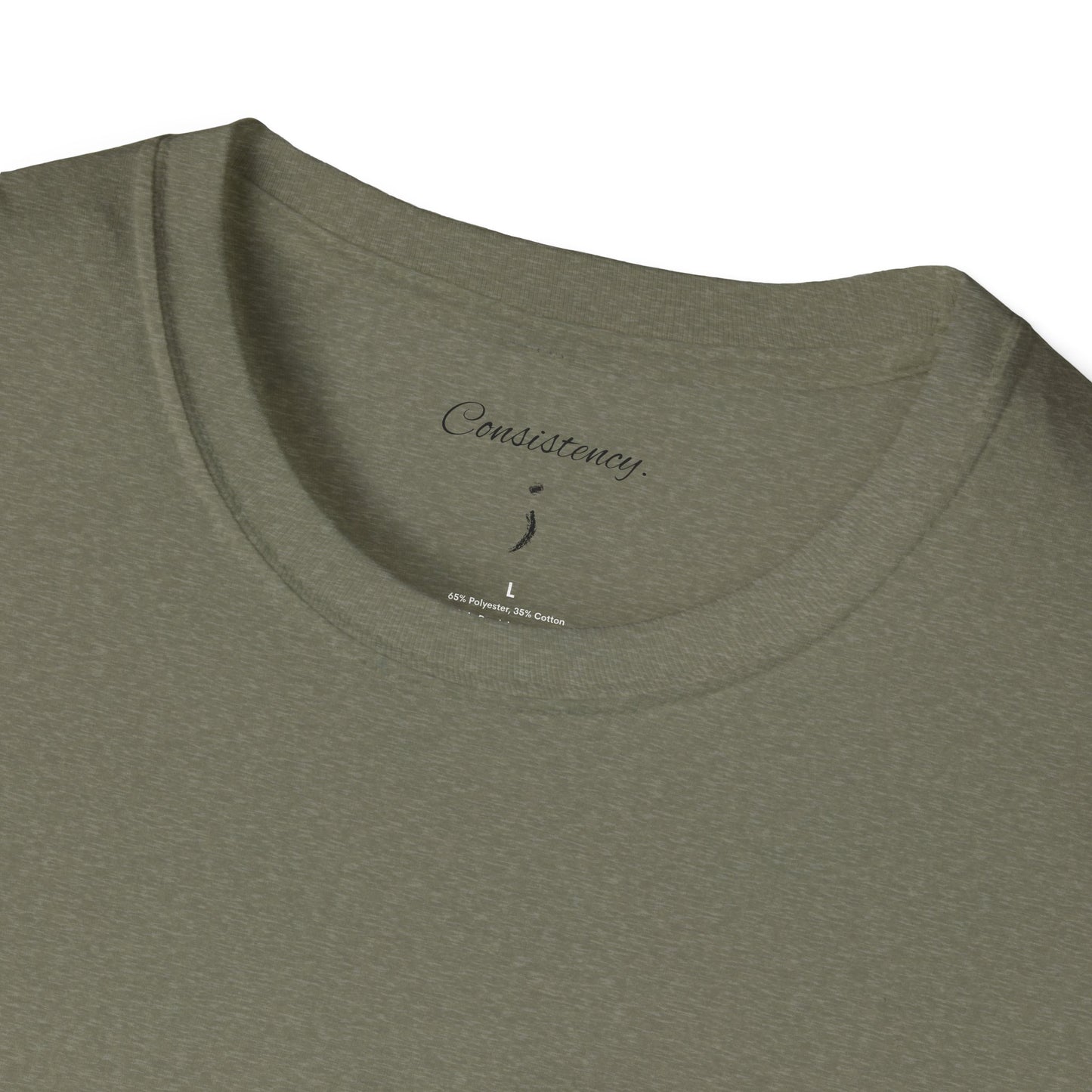 Consistency ; Unisex Seek the Horizon Softstyle Short-Sleeve Cotton T-Shirt
