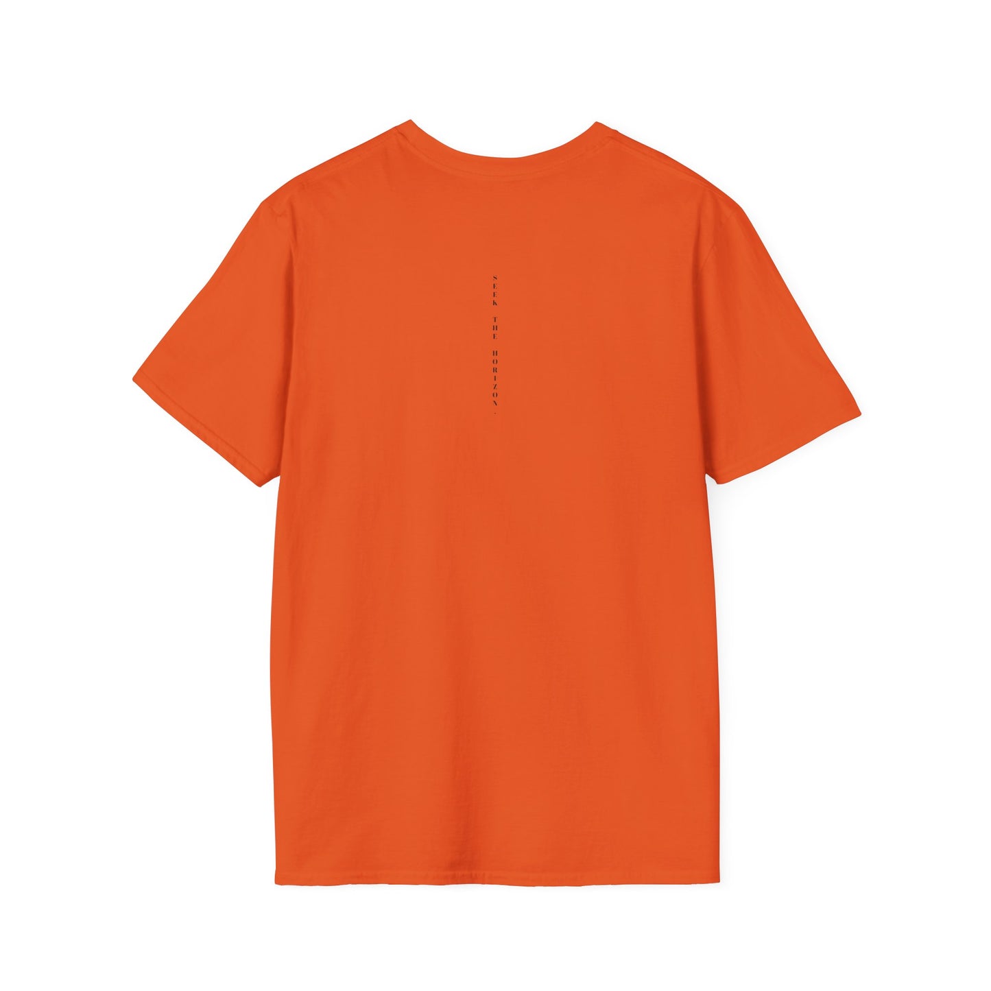 Consistency ; Unisex Seek the Horizon Softstyle Short-Sleeve Cotton T-Shirt