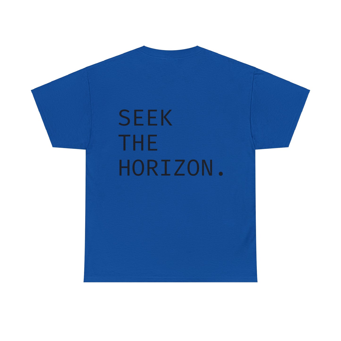Seek the Horizon Unisex Heavy ; Relaxed Fit Cotton T-Shirt