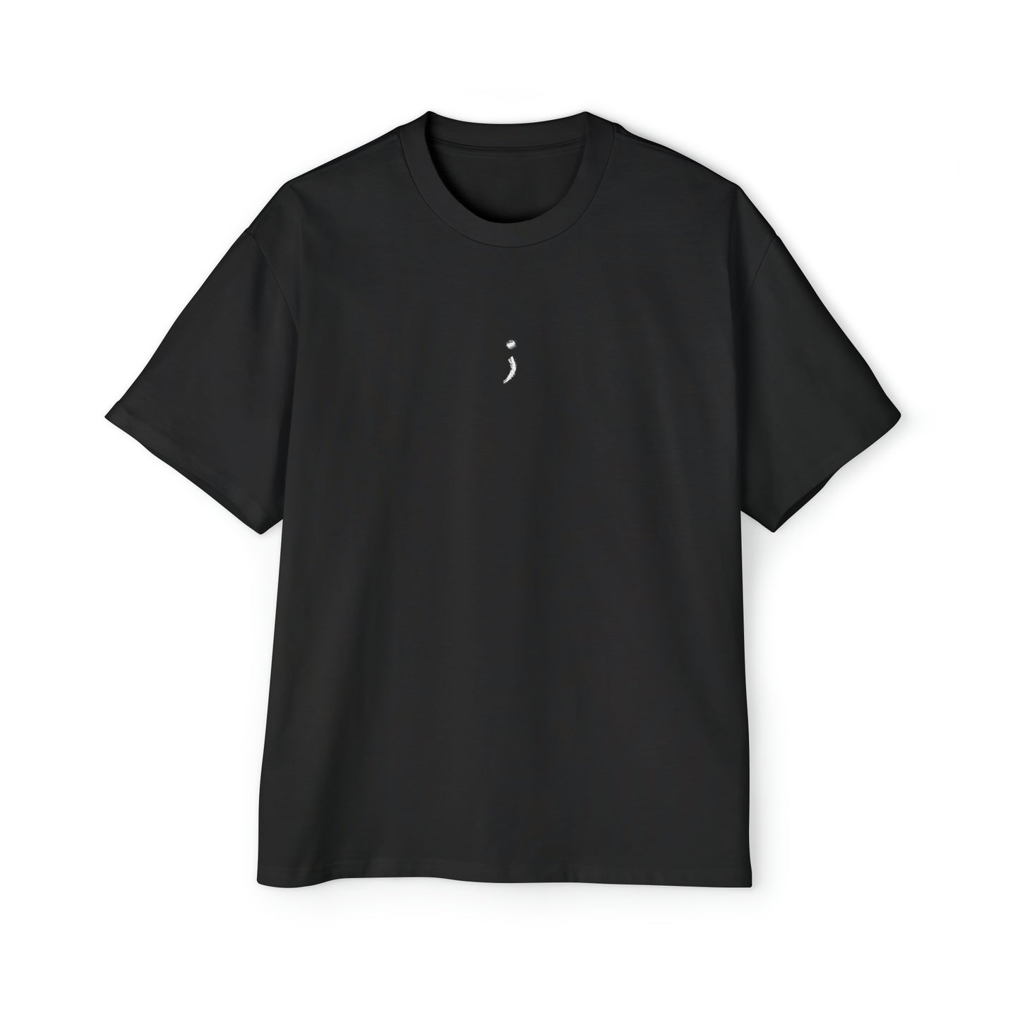 ; Seek the Horizon Back Print Men's Heavy Oversized Cotton Short-Sleeve T-Shirt