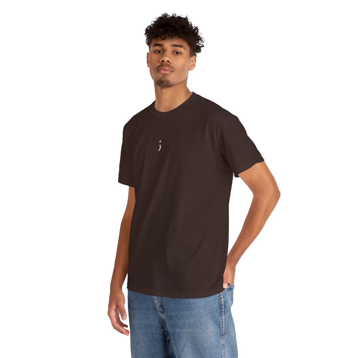 'Believe' Seek the Horizon Vertical Back Cotton Heavy Short-Sleeve T-Shirt
