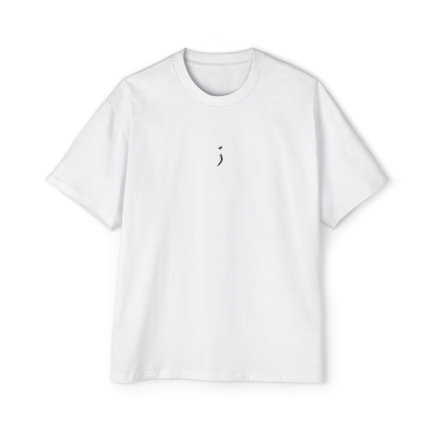 ; Seek the Horizon Back Print Men's Heavy Oversized Cotton Short-Sleeve T-Shirt