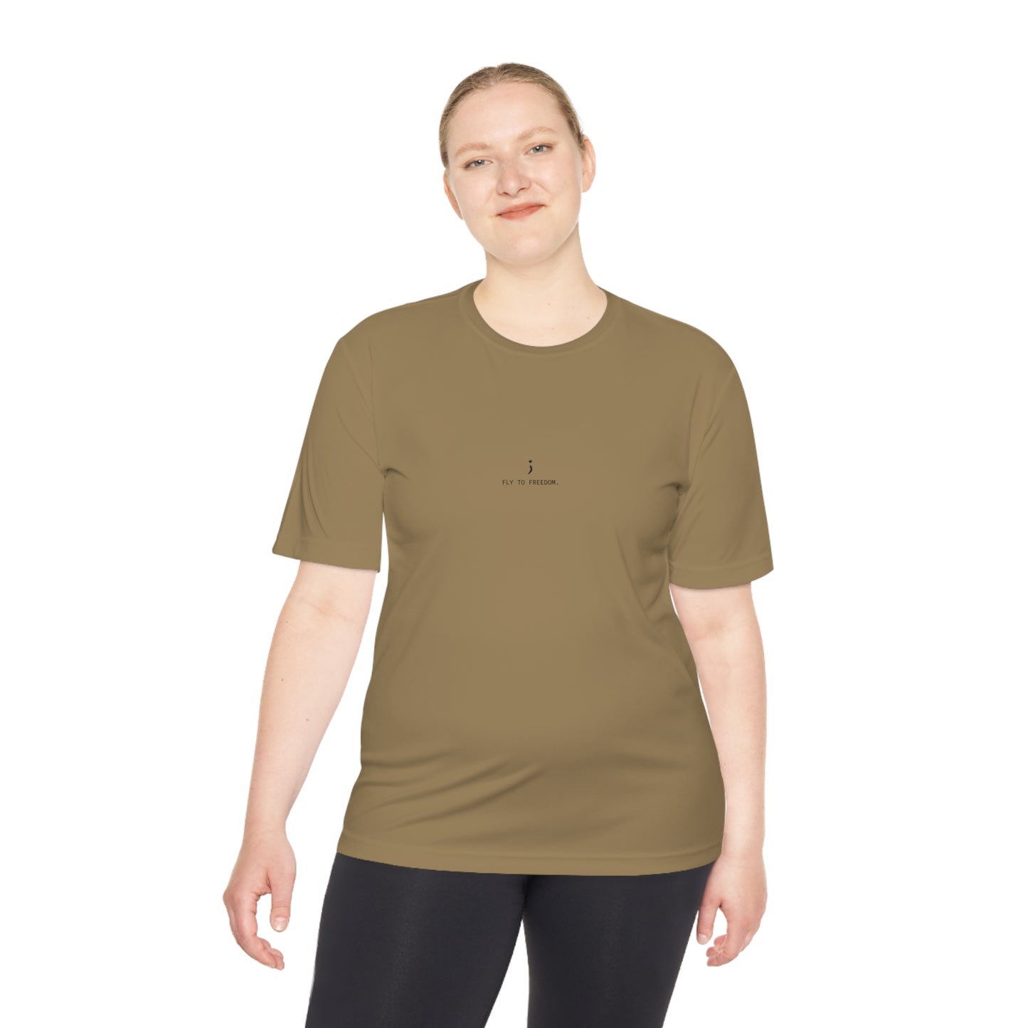 'Fly to Freedom' Athletic High-Breathability Short-Sleeve T-Shirt