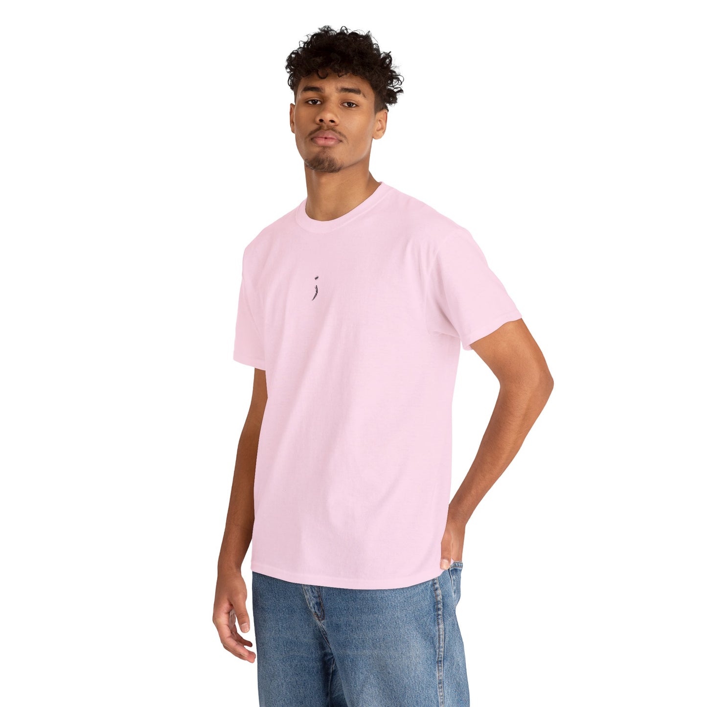 'Believe' Seek the Horizon Vertical Back Cotton Heavy Short-Sleeve T-Shirt