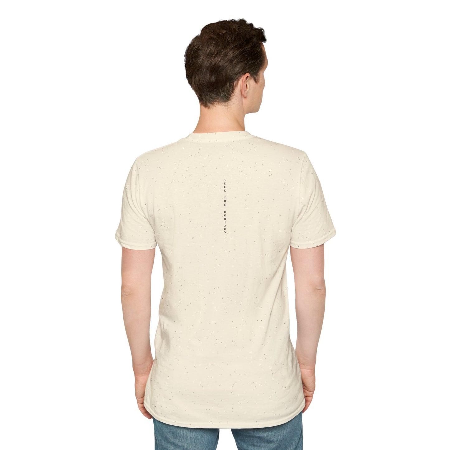 Consistency ; Unisex Seek the Horizon Softstyle Short-Sleeve Cotton T-Shirt