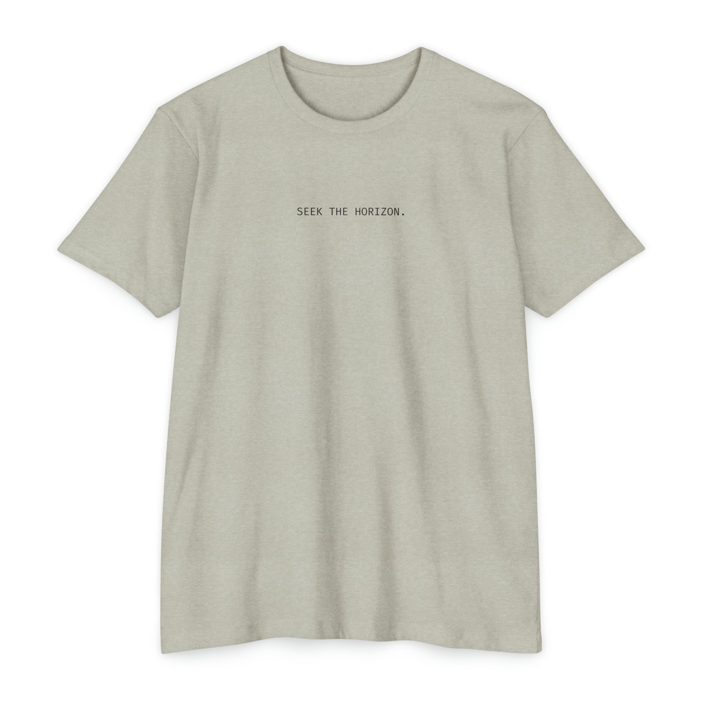 Seek the Horizon Unisex CVC Jersey Short-Sleeve T-Shirt