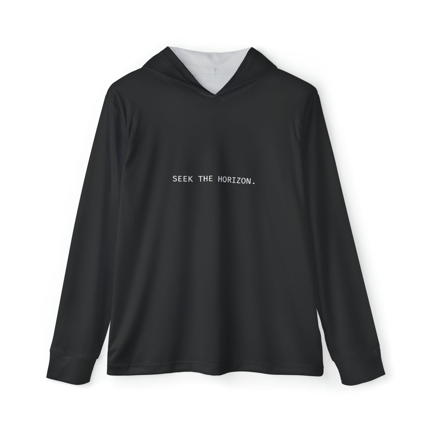 Seek the Horizon ; Men's Athletic Sports Warmup Hoodie