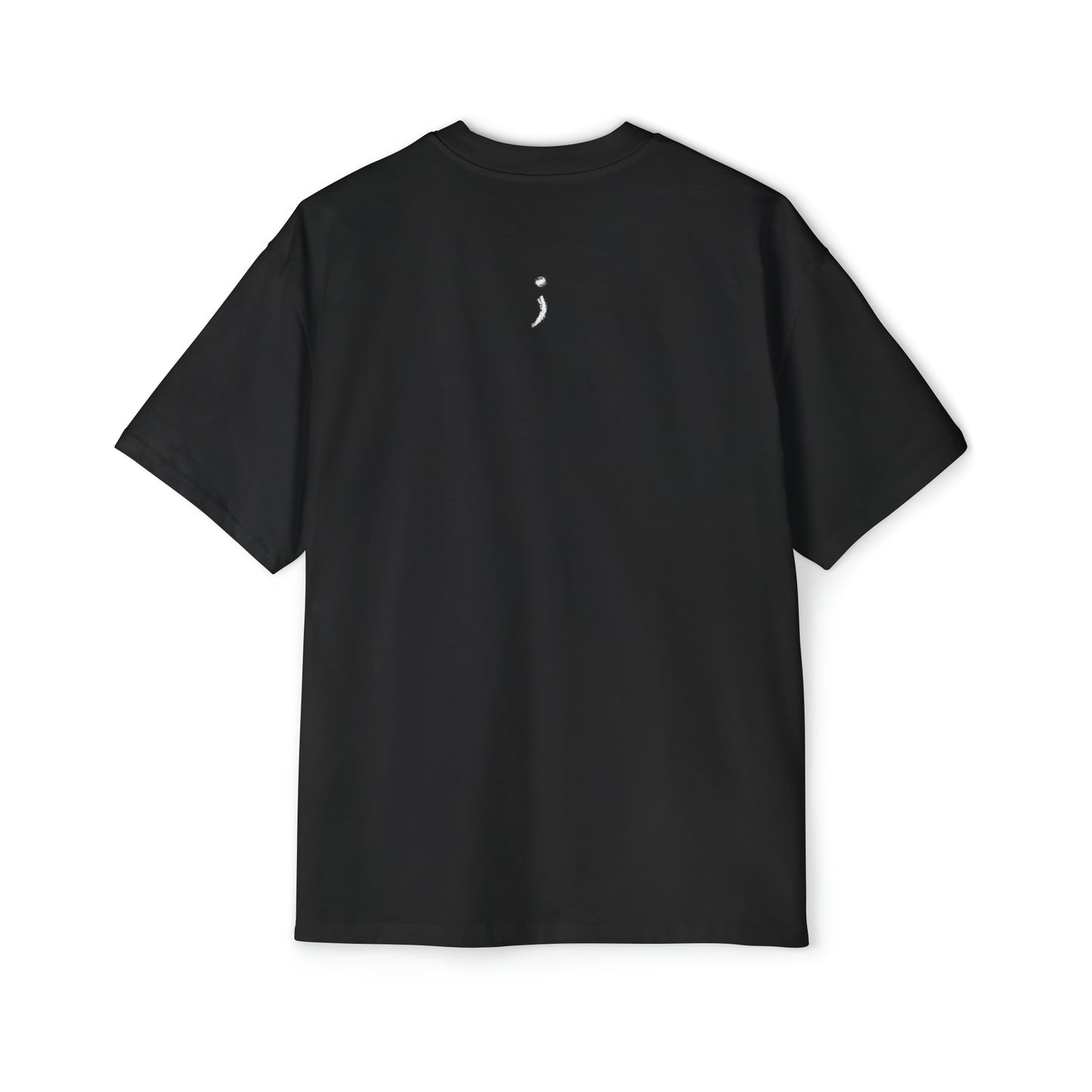 'Be Curious. Not Judgemental.' Men's Heavy Relaxed Fit Oversized Short-Sleeve T-Shirt