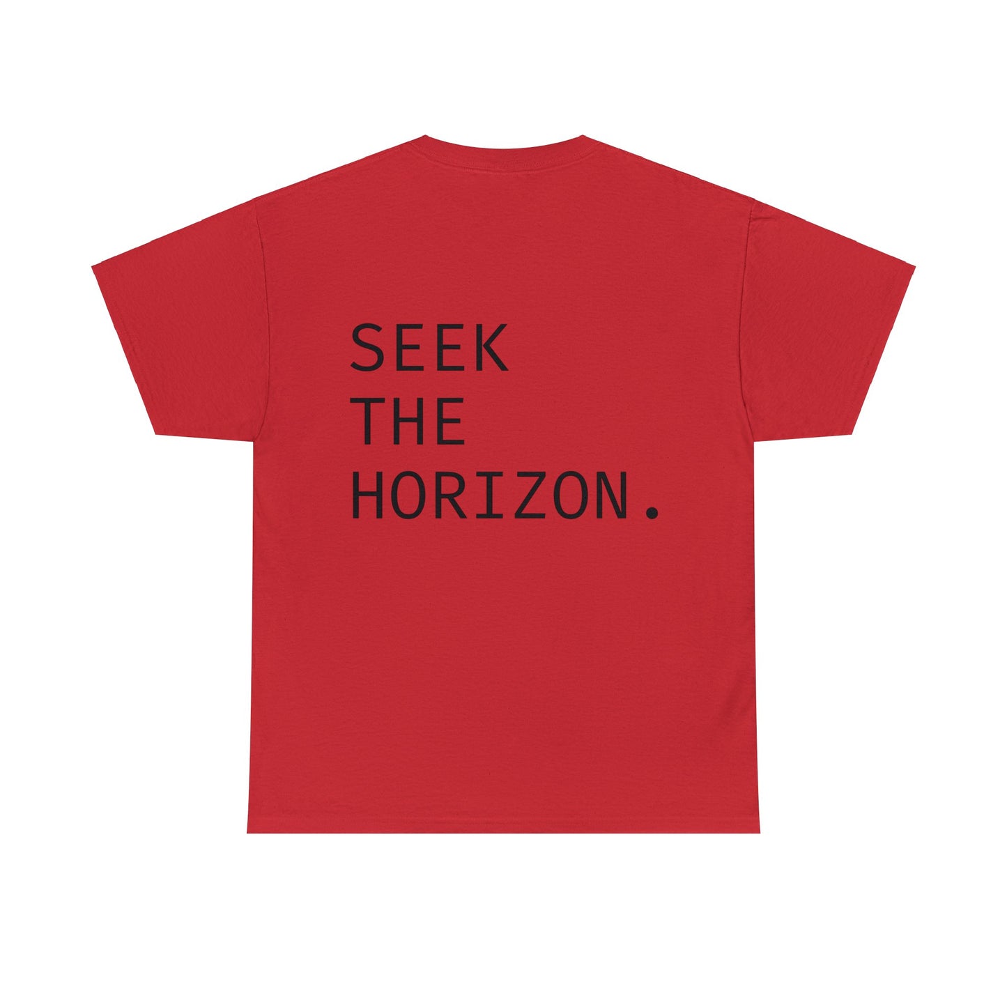 Seek the Horizon Unisex Heavy ; Relaxed Fit Cotton T-Shirt