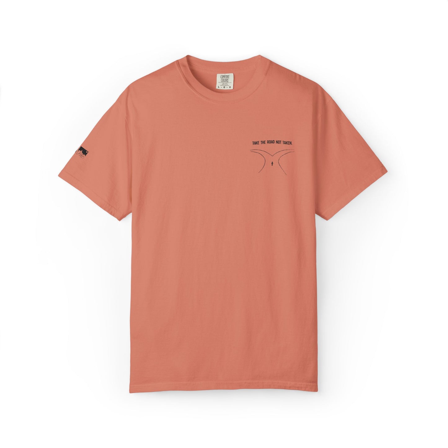 Women’s Outdoor Two Paths Take The Road Not Taken Seek the Horizon T-shirt