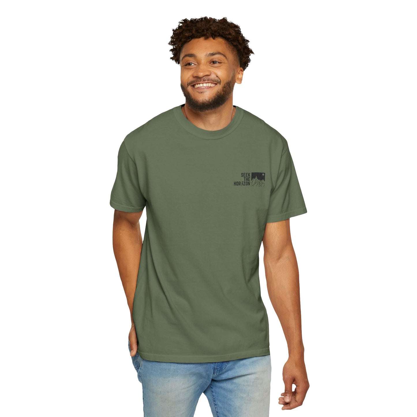 Men’s Outdoor Mental Resilience Seek the Horizon T-shirt