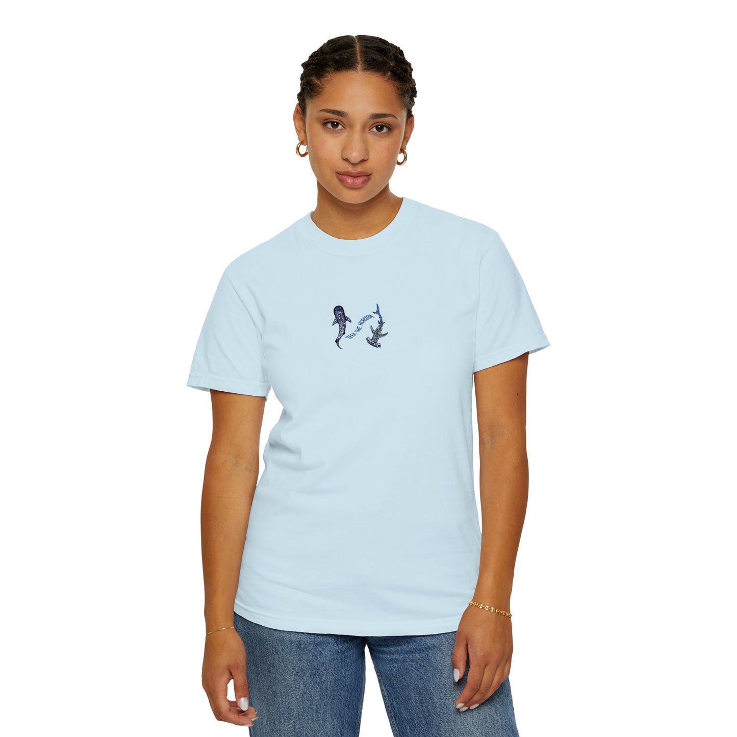 Women’s Ocean Lovers Whale Shark Hammerhead Seek the Horizon T-shirt