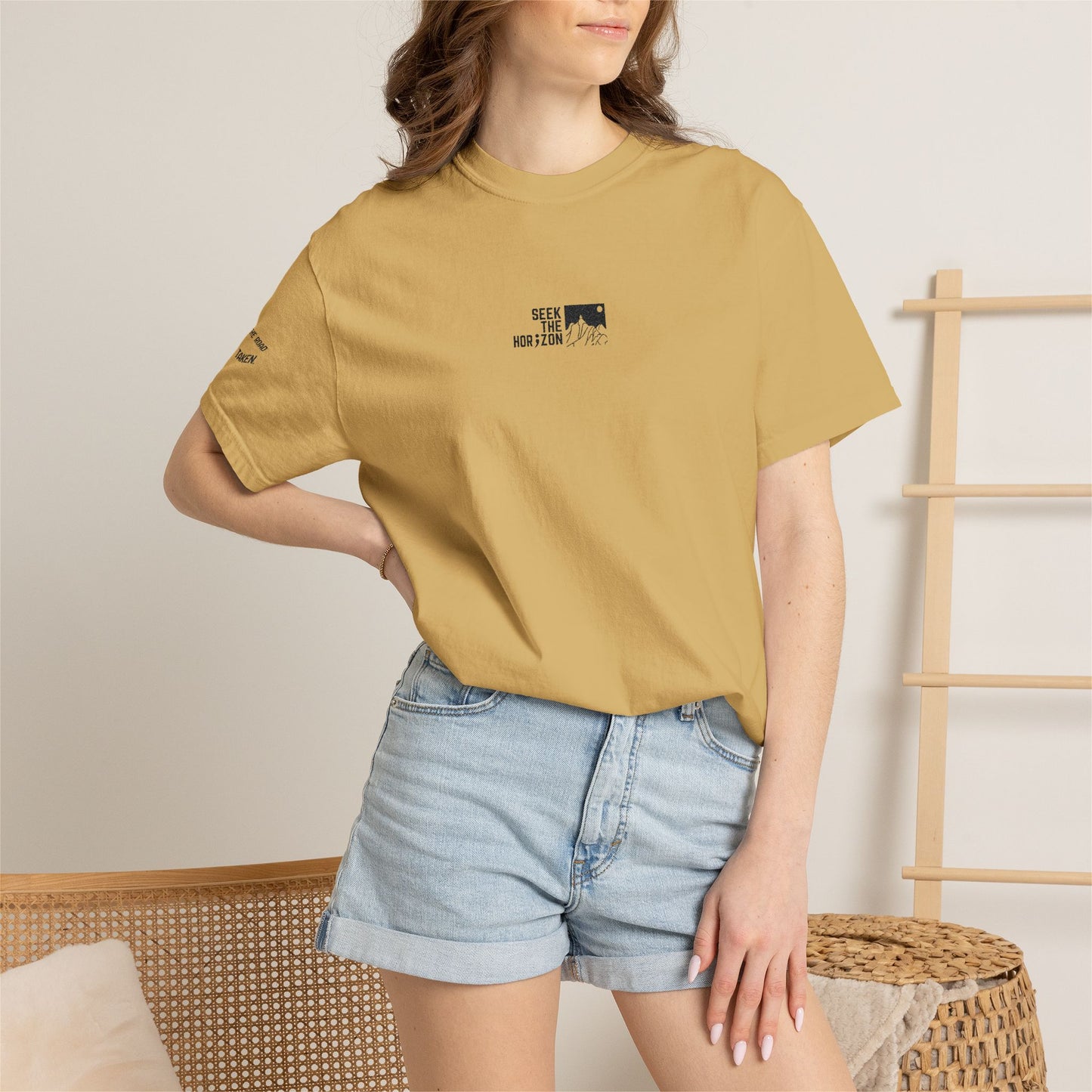 Women’s Take the Road Not Taken Outdoor Seek the Horizon T-shirt