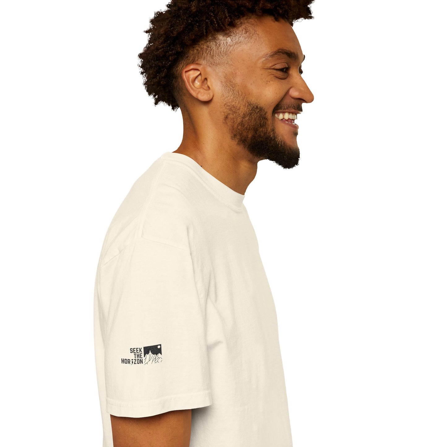 Men’s Outdoor Two Paths Take The Road Not Taken Seek the Horizon T-shirt