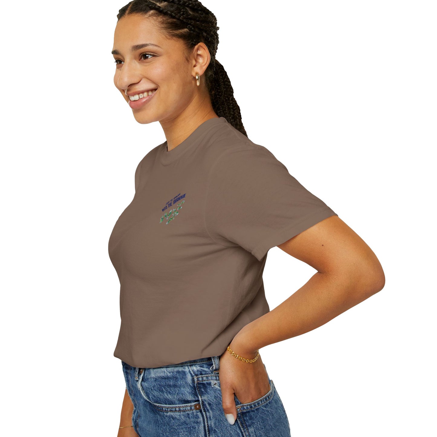 Women’s Outdoor Autumn Leaves Seek the Horizon T-shirt