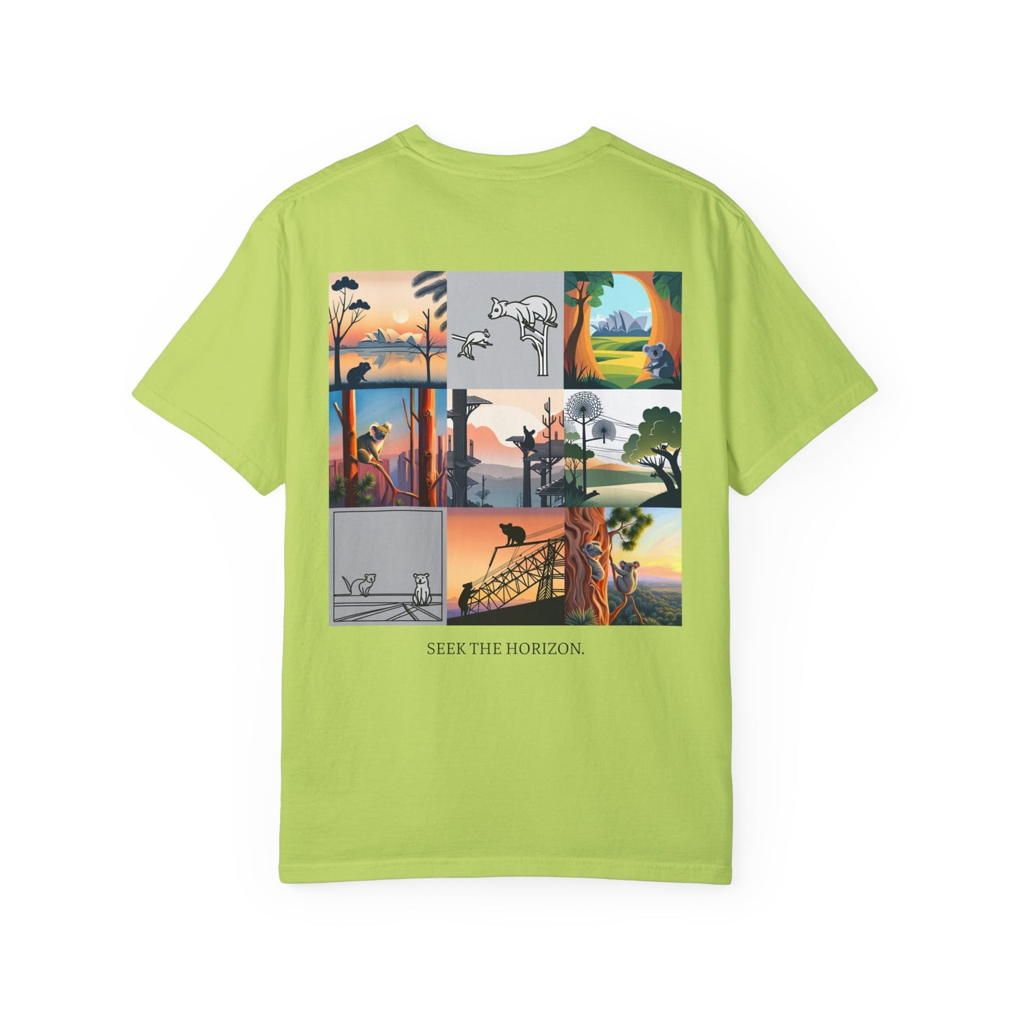 AUSTRALIA x Seek the Horizon Unisex Garment-Dyed Cotton Short-Sleeve T-Shirt