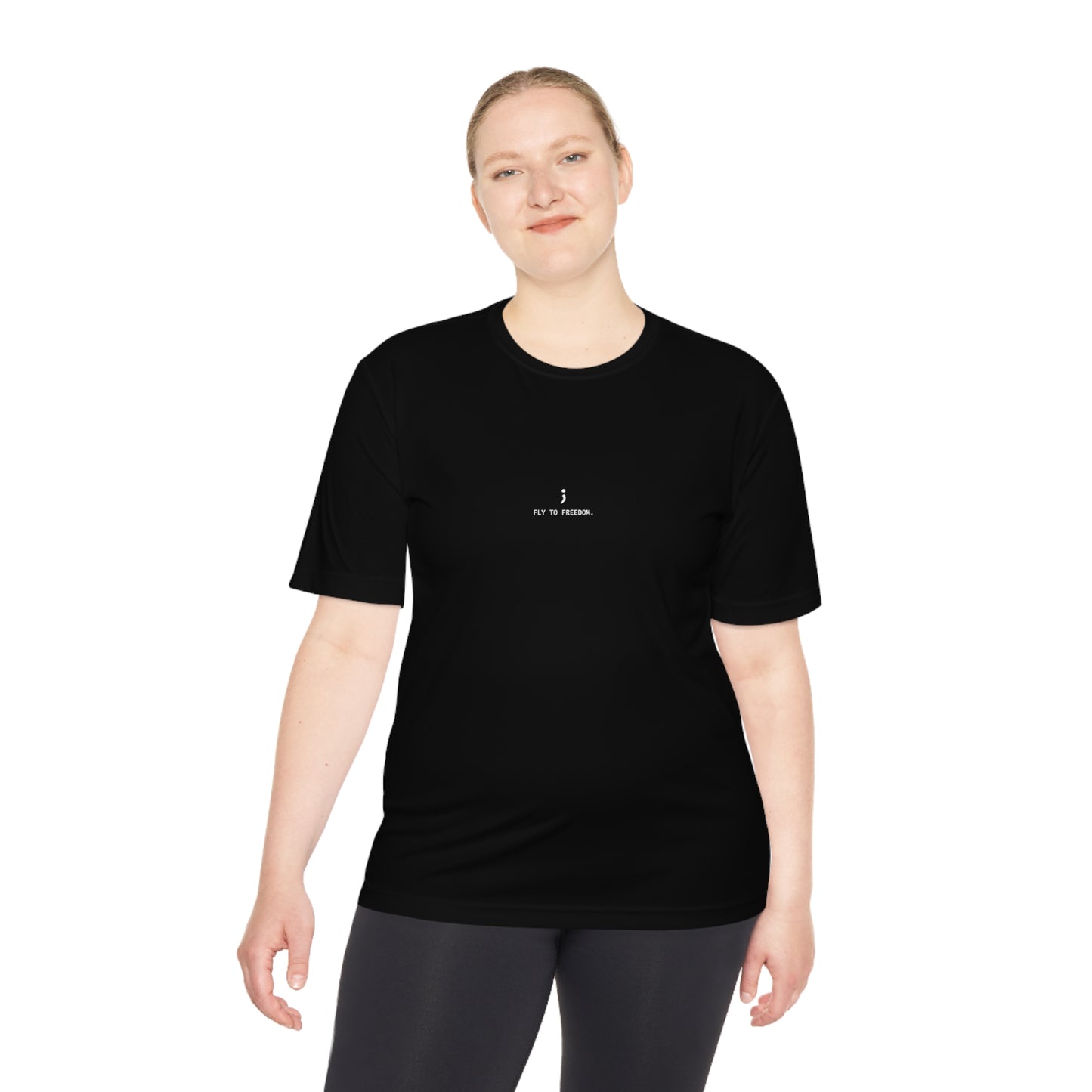 'Fly to Freedom' Athletic High-Breathability Short-Sleeve T-Shirt