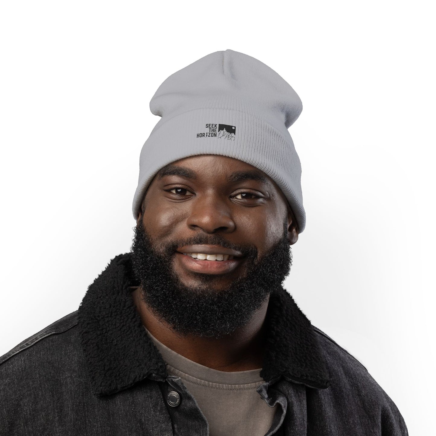 Men's Seek the Horizon Embroidered Woolly Beanie