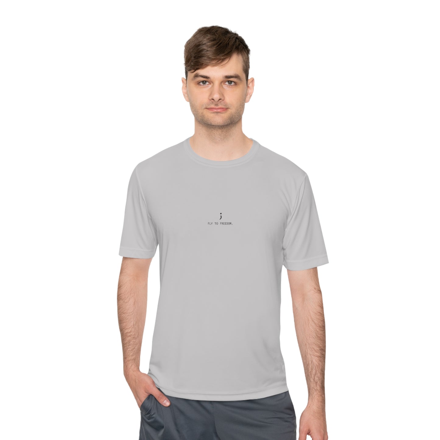 'Fly to Freedom' Athletic High-Breathability Short-Sleeve T-Shirt