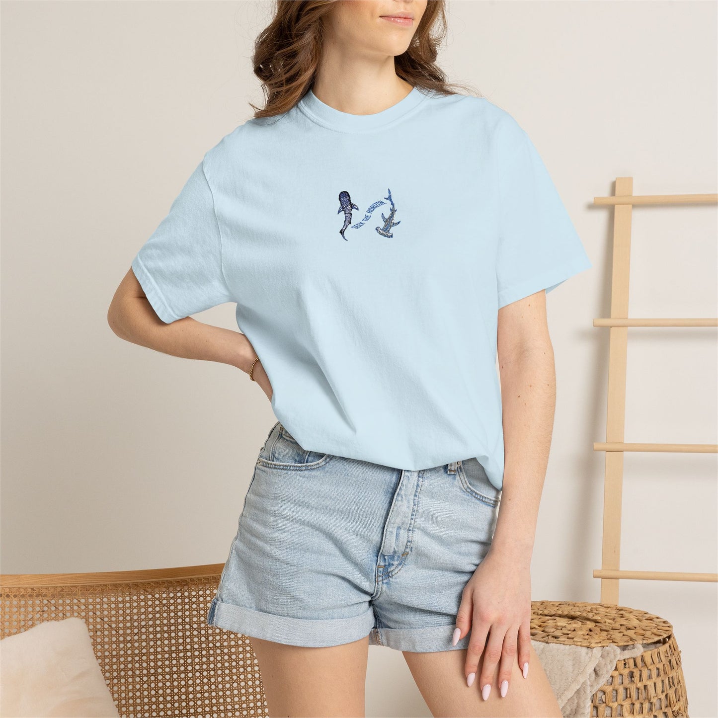 Women’s Ocean Lovers Whale Shark Hammerhead Seek the Horizon T-shirt