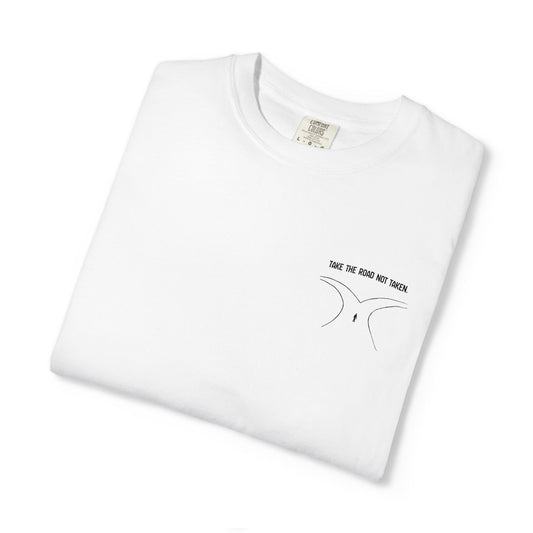 Women’s Outdoor Two Paths Take The Road Not Taken Seek the Horizon T-shirt