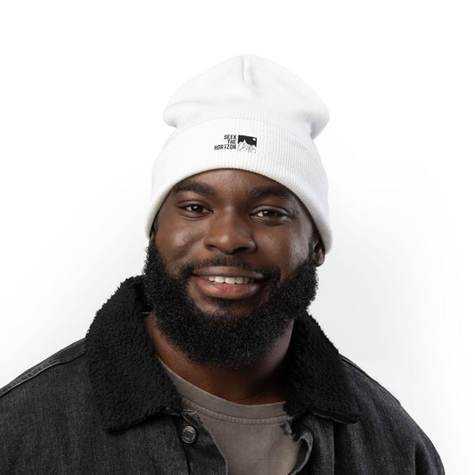 Men's Seek the Horizon Embroidered Woolly Beanie