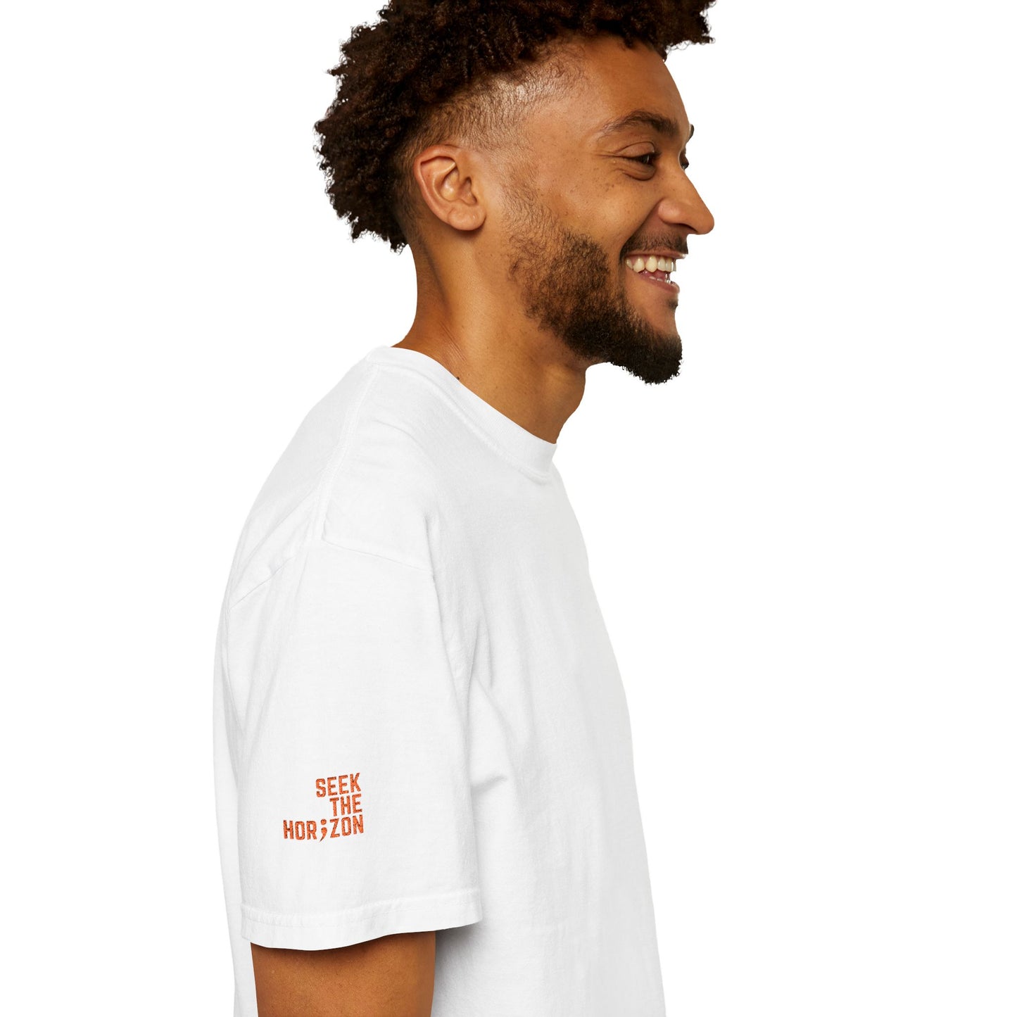 Men’s Outdoor Globe's Inspiration Take The Road Not Taken Seek the Horizon T-shirt